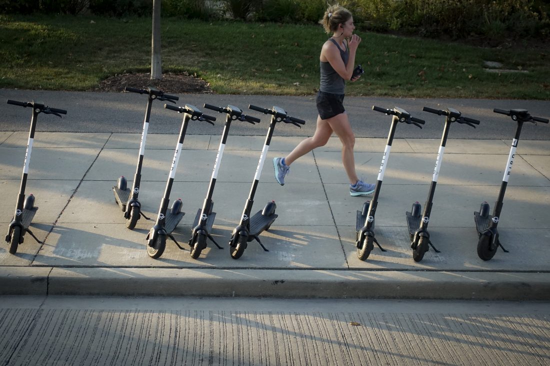 Downtown Lawrence has safety concerns about electric scooters; city